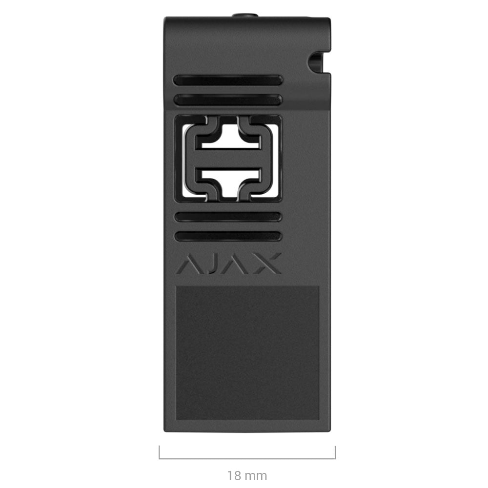 AJAX - DIN HOLDER BLACK Βάση στήριξης Relay ή Wall Switch για τοποθέτηση σε ράγα - Εικόνα 3 από 4