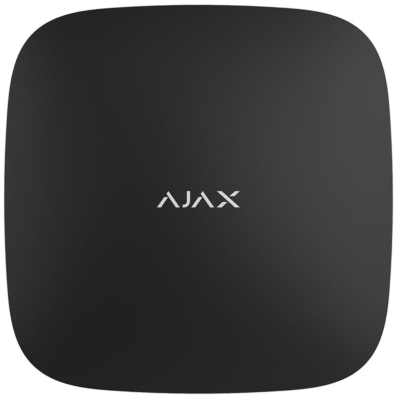 AJAX - HUB 2 PLUS BLACK Ασύρματη κεντρική μονάδα με Dual Μicro SIM (2G/3G/LTE), Ethernet και Wifi σε μαύρο χρώμα - Εικόνα 2