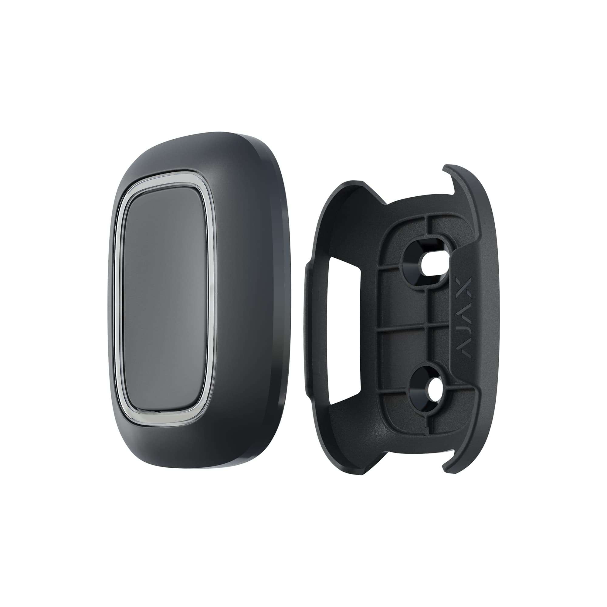 AJAX - HOLDER FOR DOUBLE BUTTON &amp; BUTTON BLACK Bάση τοποθέτησης για Double Button και Βutton, σε μαύρο χρώμα - Εικόνα 3 από 4