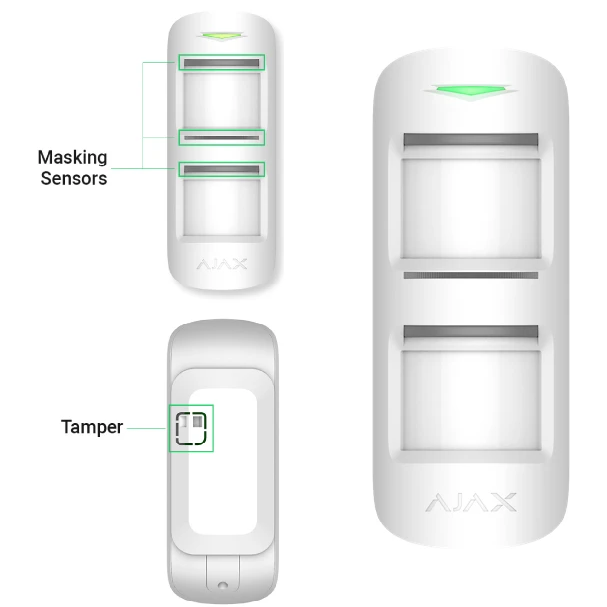 AJAX - MOTION PROTECT OUTDOOR Aσύρματος ανιχνευτής κίνησης εξωτερικού χώρου PIR &amp; Antimasking - Εικόνα 3 από 3