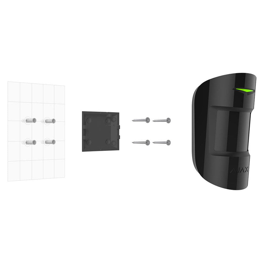 AJAX - MOTION PROTECT BLACK Ασύρματος ανιχνευτής κίνησης PIR &amp; Pet Friedly, σε μαύρο χρώμα - Εικόνα 5 από 5