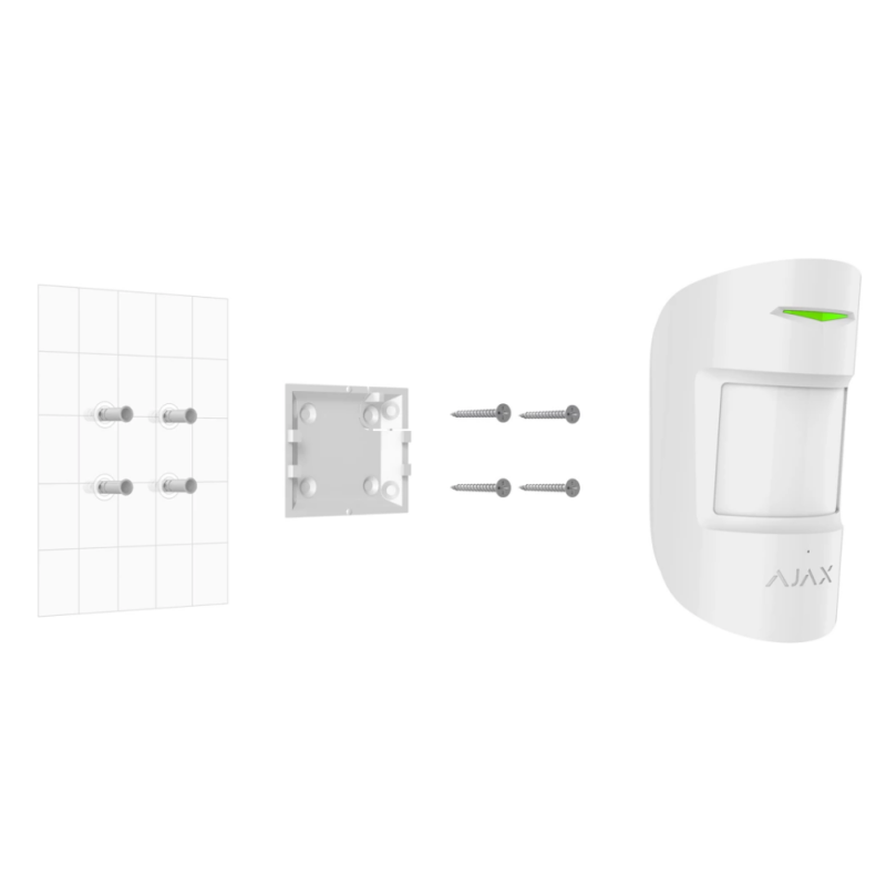 AJAX - MOTION PROTECT WHITE Ασύρματος ανιχνευτής κίνησης PIR &amp; Pet Friedly, σε λευκό χρώμα - Εικόνα 5 από 5