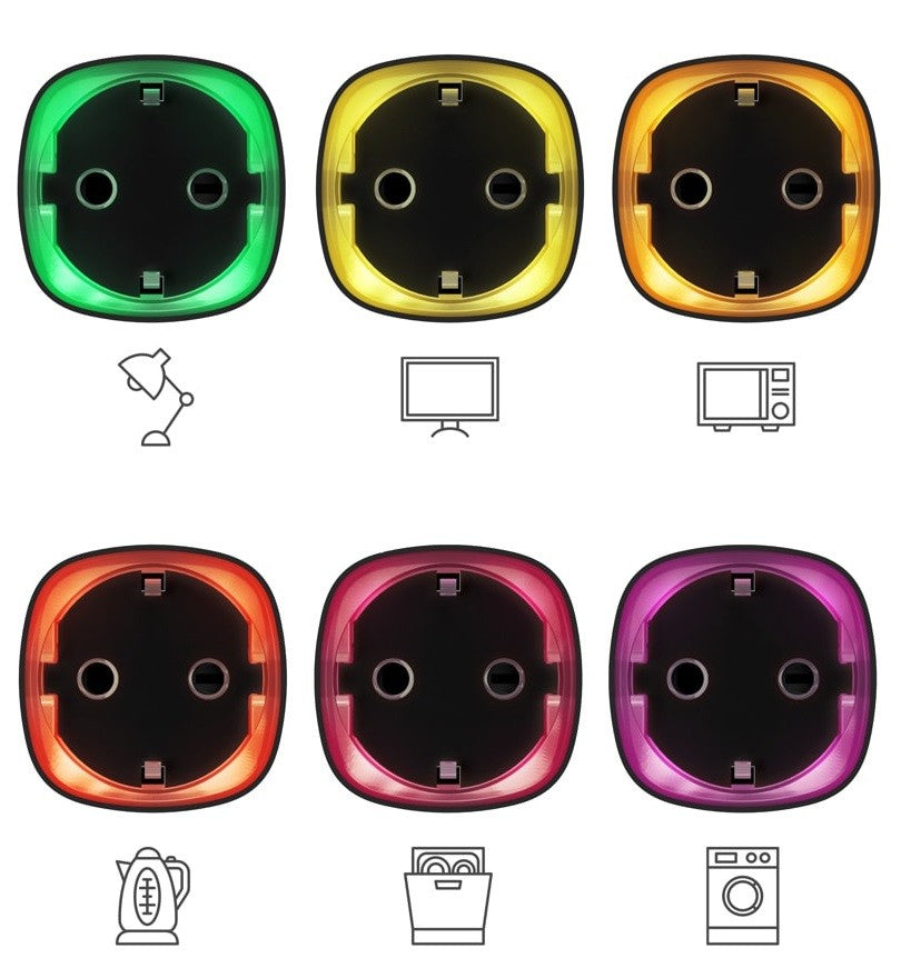 AJAX - SOCKET BLACK Ασύρματη έξυπνη πρίζα με παρακολούθηση ενέργειας, σε μαύρο χρώμα - Εικόνα 2 από 2