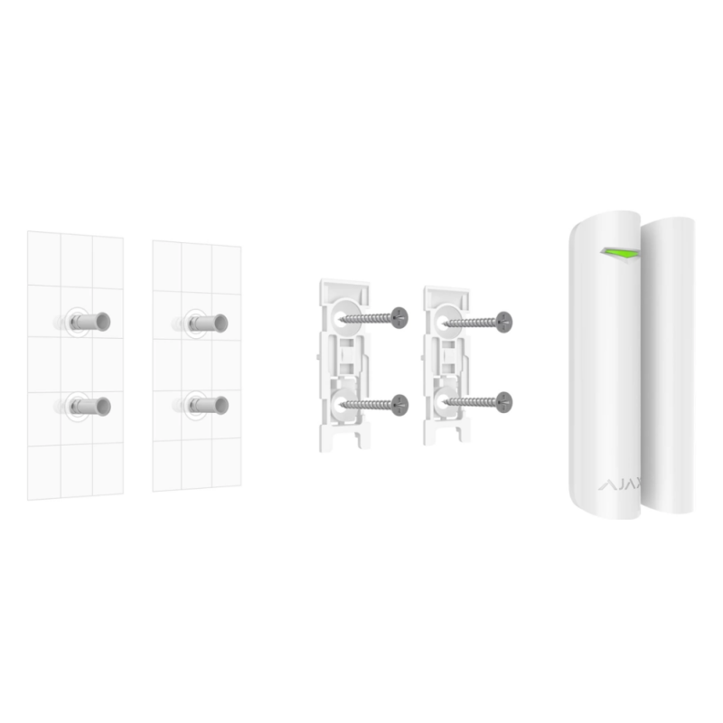 AJAX - DOOR PROTECT PLUS WHITE Ασύρματη μαγνητική επαφή (λευκή), με αισθητήρα κρούσης - Εικόνα 2 από 2