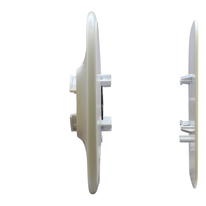 AJAX - BRANDPLATE FOR STREET SIREN DOUBLE DECK WHITE Πλαστικό καπάκι για Street Siren Double Deck, σε λευκό χρώμα - Εικόνα 2