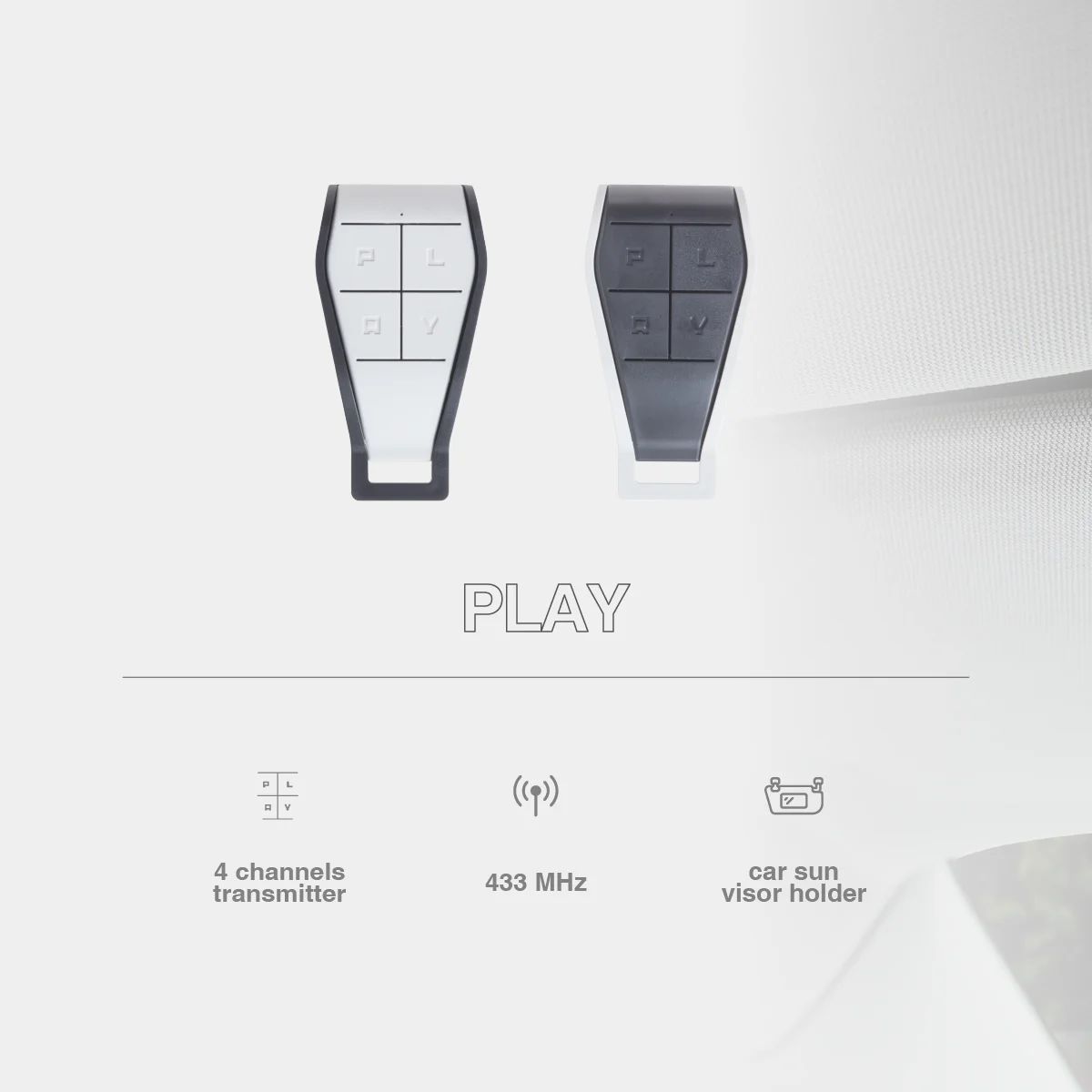 KEY AUTOMATION PLAY4 - Τηλεχειριστήριο κυλιόμενου κωδικού (ασφαλείας) - Εικόνα 4