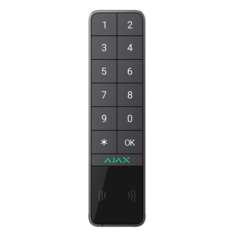 AJAX - KEYPAD OUTDOOR GRAPHITE  - Ασύρματο πληκτρολόγιο εξωτερικού χώρου - Εικόνα 1