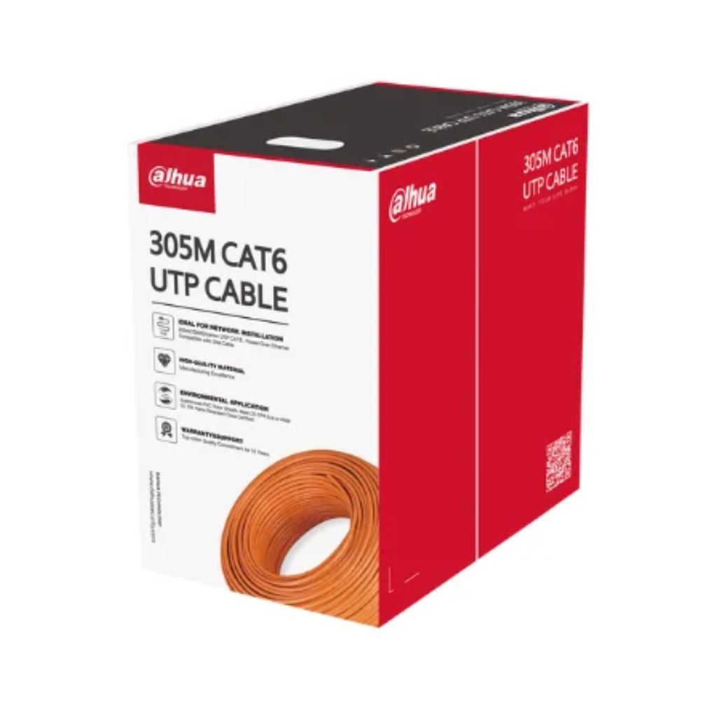 Dahua PFM922I-6UN-C (Orange) 305m UTP CAT6 - Εικόνα 1