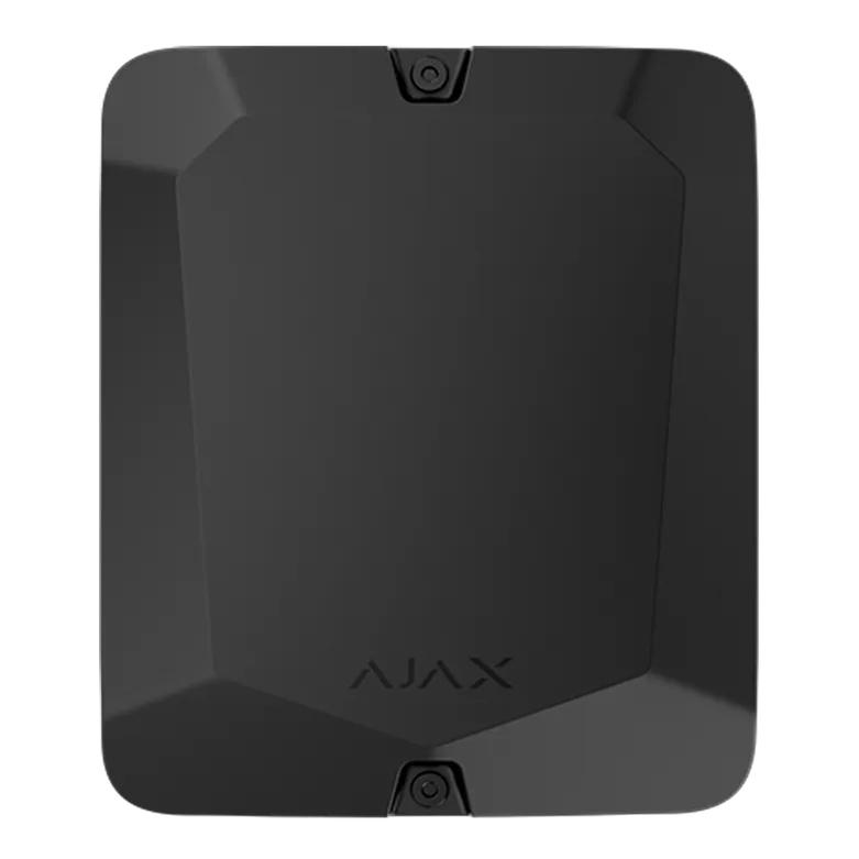 AJAX - CASE C (260) BLACK Κουτί διακλάδωσης μιας θέσης με υποδοχή για μια μπαταρία, για ασφαλή ενσύρματη σύνδεση συσκευών Ajax Fibra, σε μαύρο χρώμα - Εικόνα 1