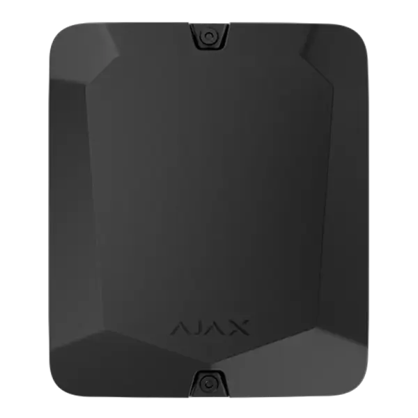 AJAX - CASE C (260) BLACK Κουτί διακλάδωσης μιας θέσης με υποδοχή για μια μπαταρία, για ασφαλή ενσύρματη σύνδεση συσκευών Ajax Fibra, σε μαύρο χρώμα - Εικόνα 1