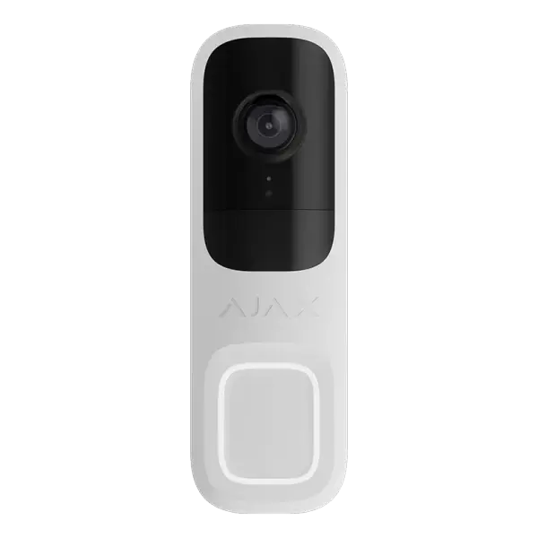 AJAX - DOORBELL WHITE Δικτυακή μπουτονιέρα μίας κλήσης, με δυνατότητα πλήρους ενσωμάτωσης στο Ajax HUB και υποστήριξη καταγραφής μέσω Ajax NVR - Εικόνα 1