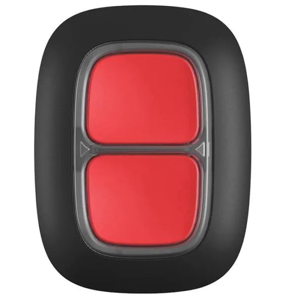 AJAX - DOUBLE BUTTON BLACK Ασύρματο μπουτόν πανικού δύο πλήκτρων, σε μαύρο χρώμα - Εικόνα 1