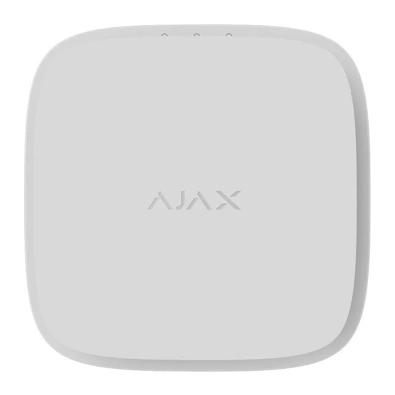 AJAX - FIRE PROTECT 2 RB (HEAT/SMOKE) WHITE Νέος ασύρματος ανιχνευτής καπνού και θερμοκρασίας με ενσωματωμένη σειρήνα, σε λευκό χρώμα - Εικόνα 1