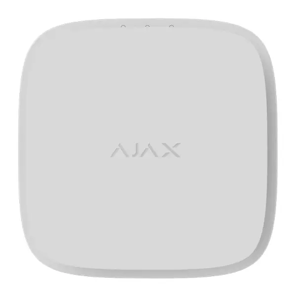 AJAX - FIRE PROTECT 2 RB (HEAT/SMOKE) WHITE Νέος ασύρματος ανιχνευτής καπνού και θερμοκρασίας με ενσωματωμένη σειρήνα, σε λευκό χρώμα - Εικόνα 1