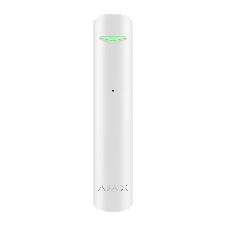 AJAX - GLASS PROTECT SUPERIOR WHITE Ασύρματος ανιχνευτής θραύσης κρυστάλλων SUPERIOR, σε λευκό χρώμα - Εικόνα 1