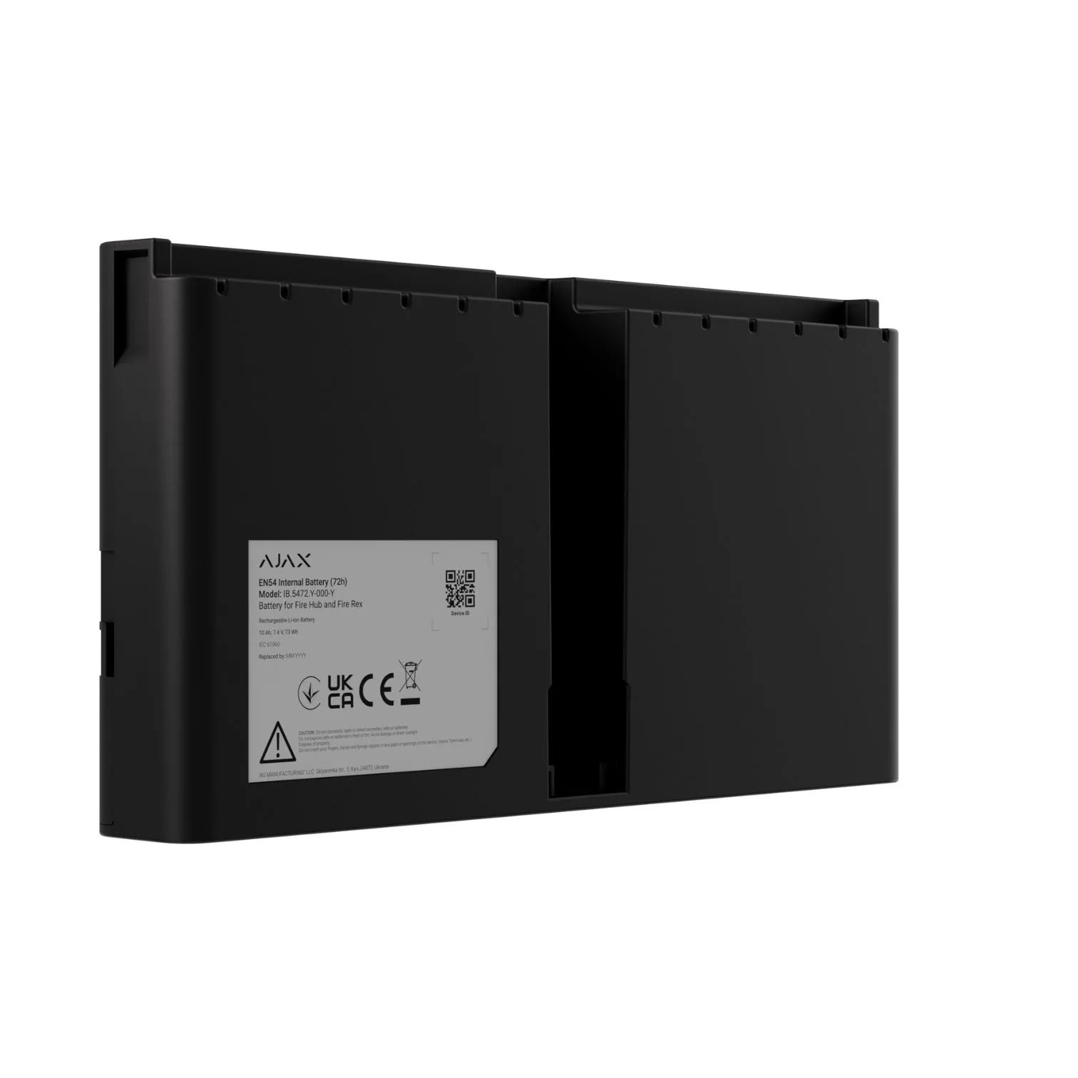AJAX Internal Battery (72h) EN54 Black - Εικόνα 1