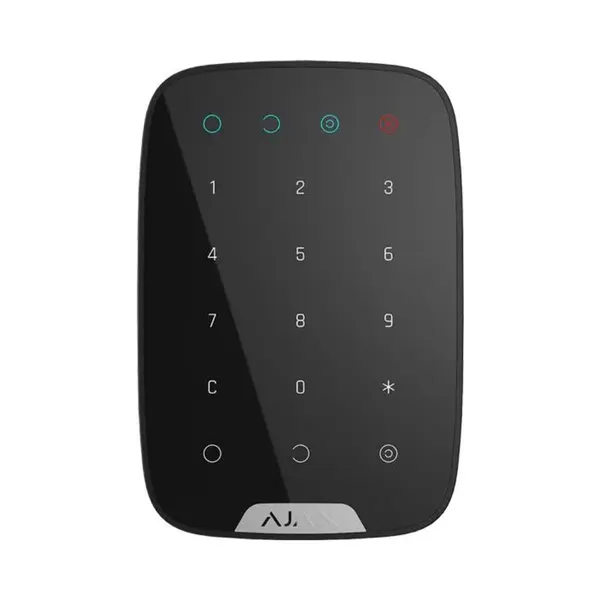 AJAX - KEYPAD BLACK Ασύματο πληκτρολόγιο αφής, σε μαύρο χρώμα - Εικόνα 1