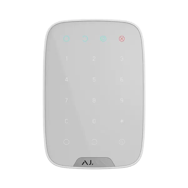 AJAX - KEYPAD WHITE Ασύρματο πληκτρολόγιο αφής, σε λευκό χρώμα - Εικόνα 1