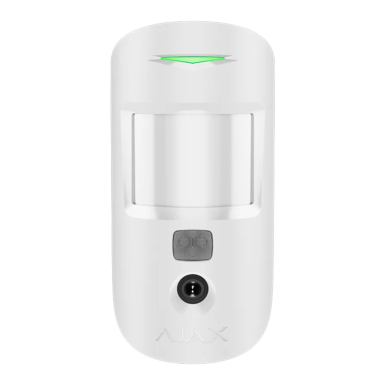 AJAX - MOTION CAM SUPERIOR (PhOD) WHITE Ασύρματος ανιχνευτής κίνησης SUPERIOR με ενσωματωμένη κάμερα για φωτογραφίες κατ' επιλογή (PhOD), σε λευκό χρώμα - Εικόνα 1