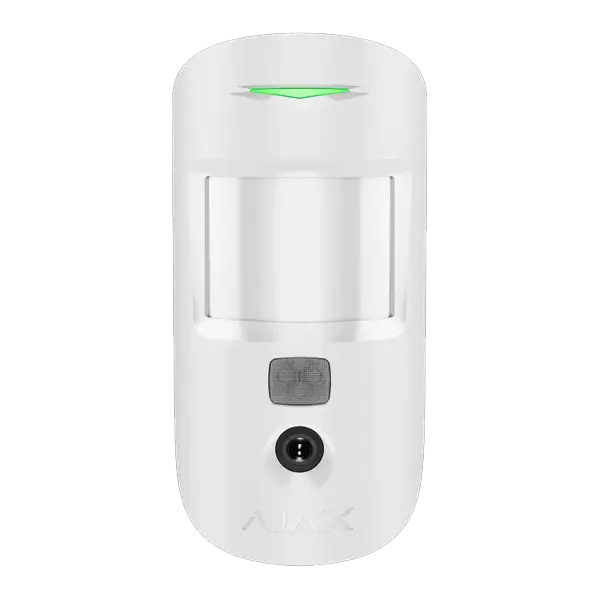 AJAX - MOTION CAM SUPERIOR (PhOD) WHITE Ασύρματος ανιχνευτής κίνησης SUPERIOR με ενσωματωμένη κάμερα για φωτογραφίες κατ' επιλογή (PhOD), σε λευκό χρώμα - Εικόνα 1