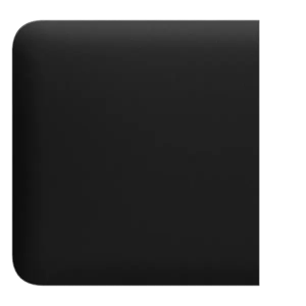 AJAX - SIDE BUTTON (1-GANG/2-WAY) BLACK Πλάγια πρόσοψη για πλαίσιο (Frame) 2, 3, 4 ή 5 θέσεων ασύρματου διακόπτη ελέγχου φωτισμού, σε μαύρο χρώμα - Εικόνα 1