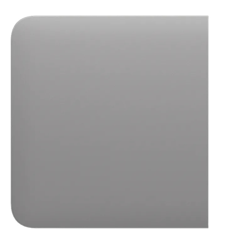 AJAX - SIDE BUTTON (1-GANG/2-WAY) FOG Πλάγια πρόσοψη για πλαίσιο (Frame) 2, 3, 4 ή 5 θέσεων ασύρματου διακόπτη ελέγχου φωτισμού, σε σταχτί χρώμα - Εικόνα 1