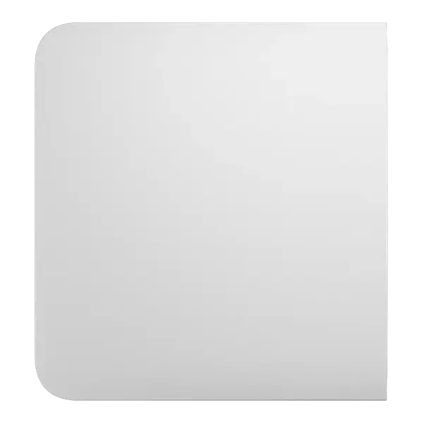 AJAX - SIDE BUTTON (1-GANG/2-WAY) WHITE Πλάγια πρόσοψη για πλαίσιο (Frame) 2, 3, 4 ή 5 θέσεων ασύρματου διακόπτη ελέγχου φωτισμού, σε λευκό χρώμα - Εικόνα 1