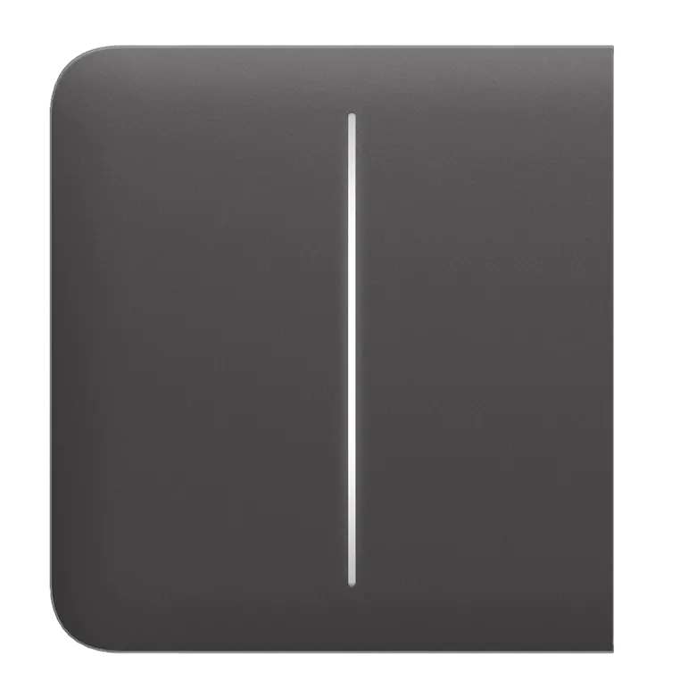 AJAX - SIDE BUTTON (2-GANG) GREY Πλάγια πρόσοψη για πλαίσιο (Frame) 2, 3, 4 ή 5 θέσεων ασύρματου διπλού διακόπτη ελέγχου φωτισμού, σε γκρι χρώμα - Εικόνα 1