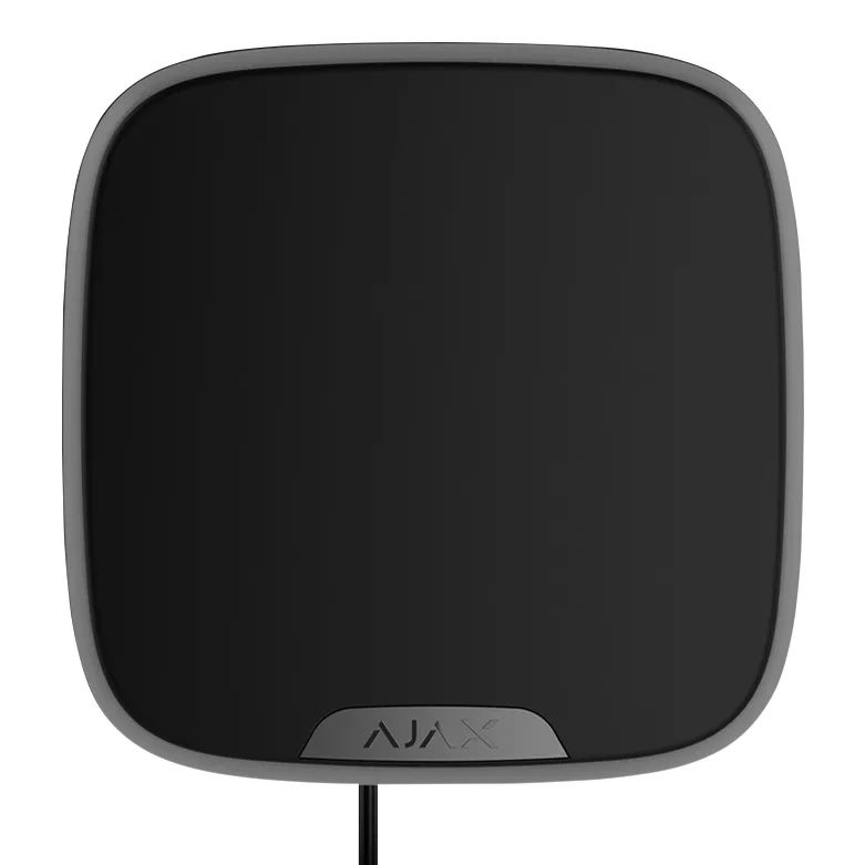 AJAX - STREET SIREN DOUBLE DECK FIBRA BLACK Ενσύρματη εξωτερική σειρήνα Double Deck FIBRA, σε μαύρο χρώμα - Εικόνα 1