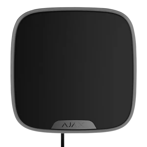 AJAX - STREET SIREN DOUBLE DECK FIBRA BLACK Ενσύρματη εξωτερική σειρήνα Double Deck FIBRA, σε μαύρο χρώμα - Εικόνα 1