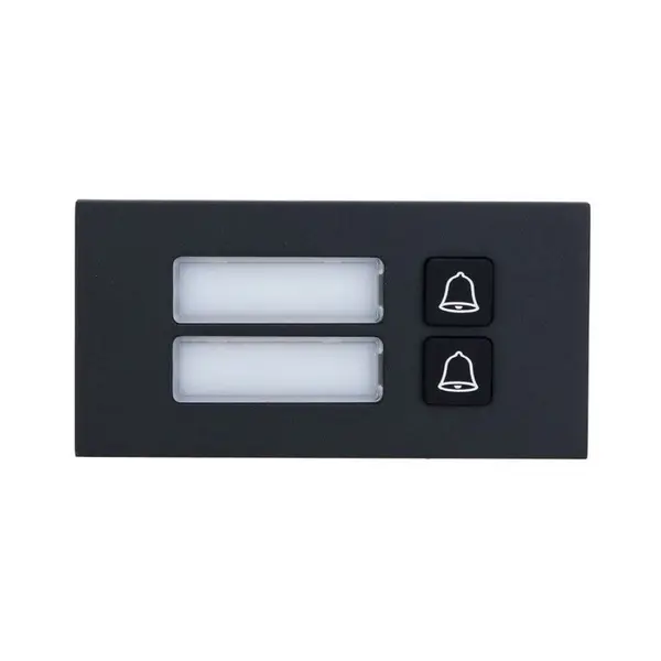 DAHUA - VTO4202FB-MB2 Eπέκταση 2 κλήσεων. Χρώμα Μαύρο - Εικόνα 1