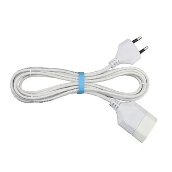Διπολική Λευκή Προέκταση 2 × 0.50mm² με καλώδιο (3m) - Εικόνα 1