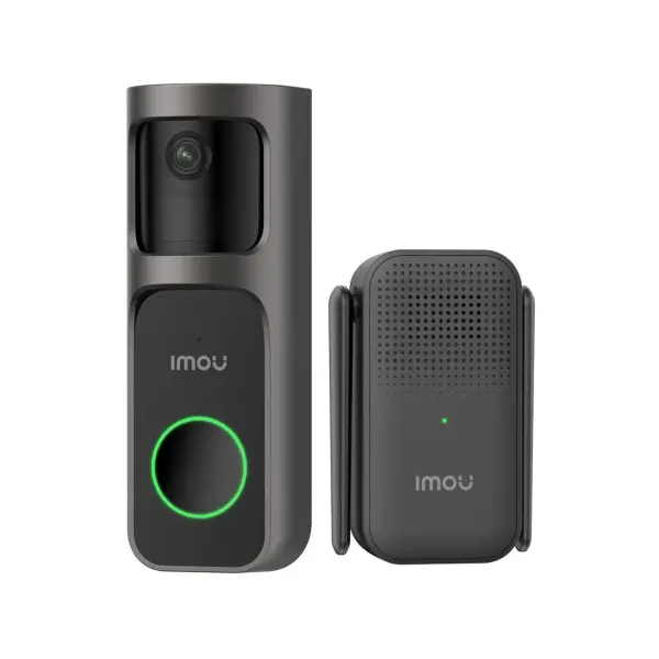 IMOU Doorbell 2S Kit (DB-2SP-3T0W/DS2S) 2K Wire-Free Video - Ασύρματο Κουδούνι WiFi - Εικόνα 1