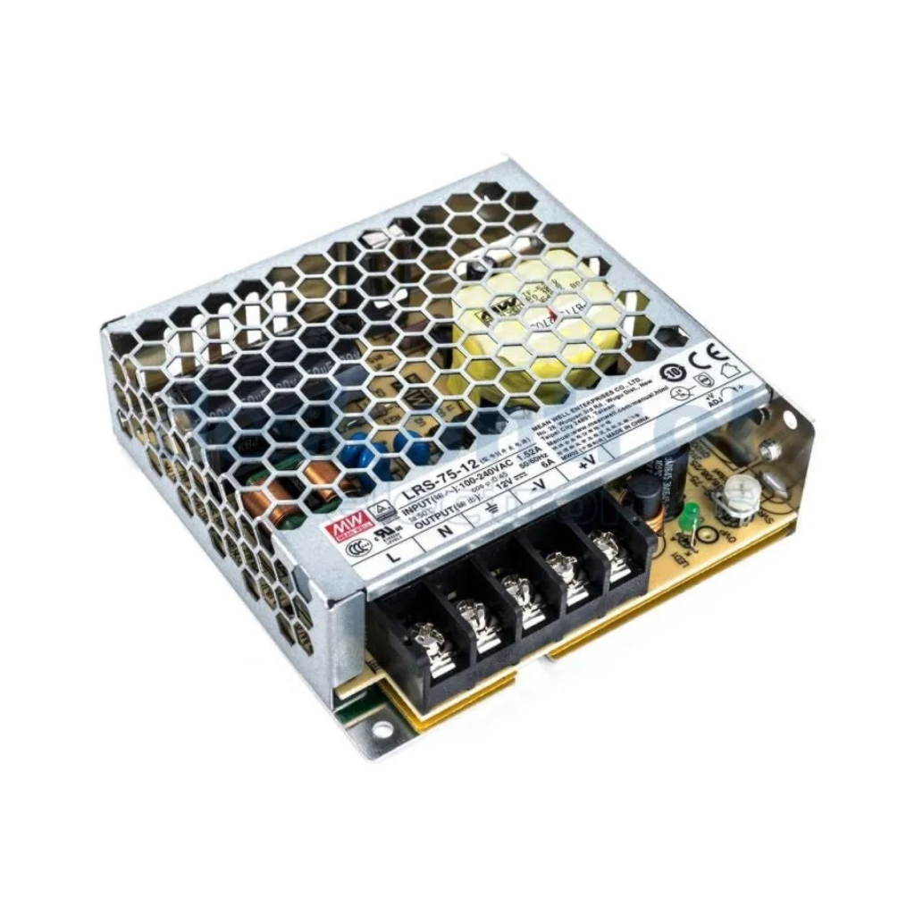 Meanwell LRS-75-12 12V 6A OPEN FRAME POWER SUPPLY - Εικόνα 1