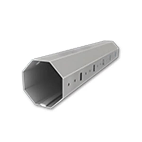 Οκτάγωνος άξονας για ρολά, γαλβανιζέ 40mm (Φ40) , πάχους 0,5mm (Τιμή μέτρου) - Εικόνα 1