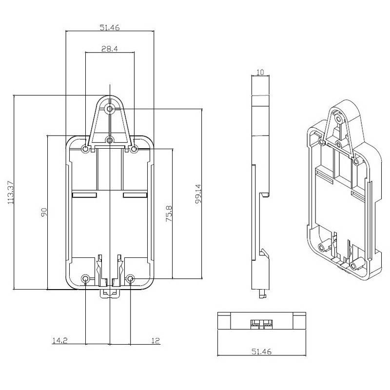 Sonoff DR DIN Rail Tray - Θήκη Διακοπτών Ασφαλείας για Ράγα - Εικόνα 3