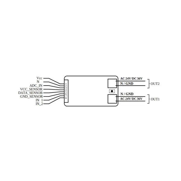 Shelly Uni - universal WiFi smart module - Εικόνα 2