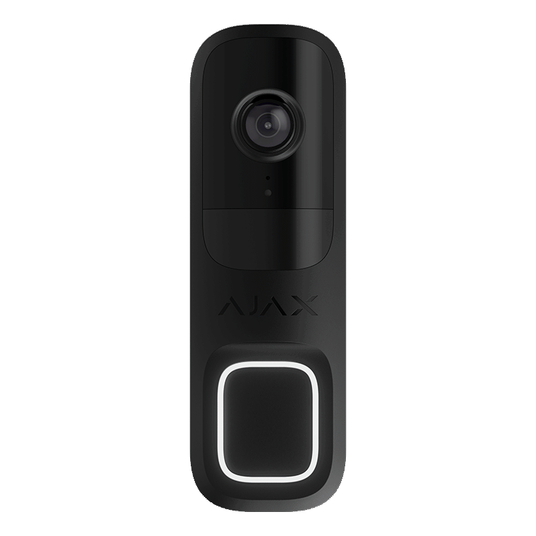 AJAX - DOORBELL BLACK Δικτυακή μπουτονιέρα μίας κλήσης, με δυνατότητα πλήρους ενσωμάτωσης στο Ajax HUB και υποστήριξη καταγραφής μέσω Ajax NVR - Εικόνα 2