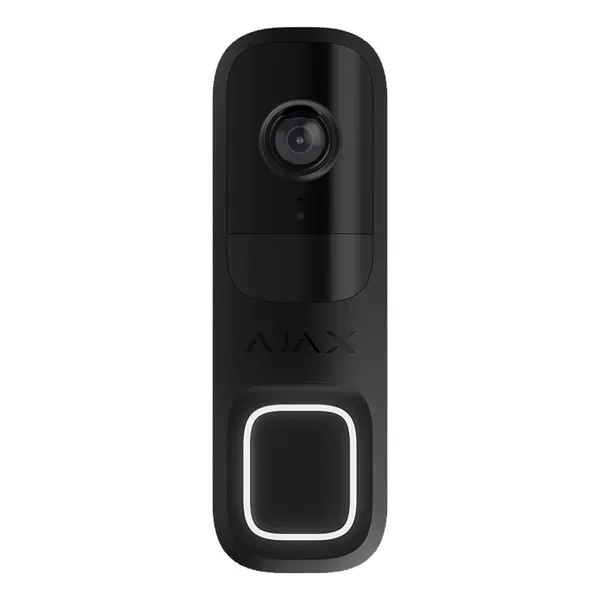 AJAX - DOORBELL BLACK Δικτυακή μπουτονιέρα μίας κλήσης, με δυνατότητα πλήρους ενσωμάτωσης στο Ajax HUB και υποστήριξη καταγραφής μέσω Ajax NVR - Εικόνα 2