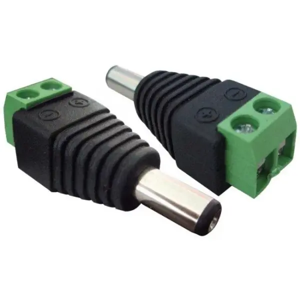 ROTOR - FEMALE ADAPTER FOR CCTV Θηλυκό βύσμα τροφοδοσίας καμερών με κλέμα - Εικόνα 2