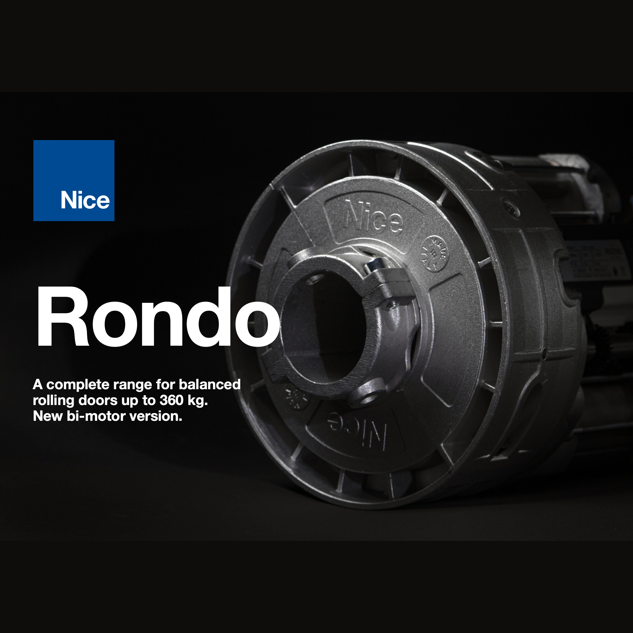 Nice RONDO RN2440 - Κεντρικό μοτέρ ρολού 180Nm Φ76 Μονό - Εικόνα 2