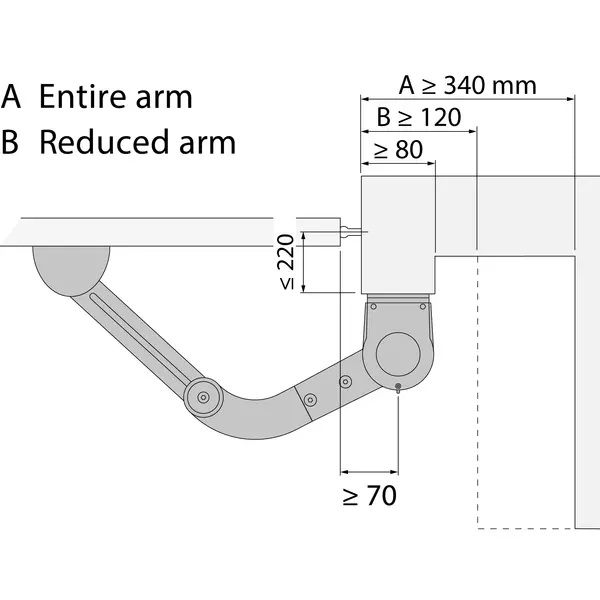 Nice WALKY 1024 (Basic Μονό Kit) Σετ μηχανισμού 24V για ανοιγόμενη αυλόπορτα έως 1,8 μέτρα - Εικόνα 3