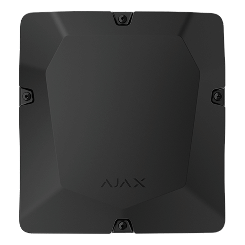 AJAX - CASE D (430) BLACK Κουτί διακλάδωσης οκτώ θέσεων και για δύο μπαταρίες (έως 18Ah), για ασφαλή ενσύρματη σύνδεση συσκευών Ajax Fibra, σε μαύρο χρώμα - Εικόνα 2