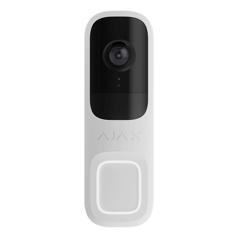 AJAX - DOORBELL WHITE Δικτυακή μπουτονιέρα μίας κλήσης, με δυνατότητα πλήρους ενσωμάτωσης στο Ajax HUB και υποστήριξη καταγραφής μέσω Ajax NVR - Εικόνα 2