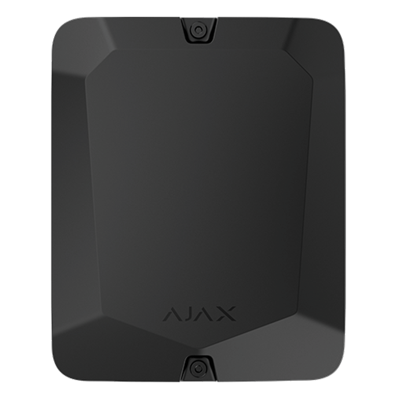 AJAX - CASE C (260) BLACK Κουτί διακλάδωσης μιας θέσης με υποδοχή για μια μπαταρία, για ασφαλή ενσύρματη σύνδεση συσκευών Ajax Fibra, σε μαύρο χρώμα - Εικόνα 2