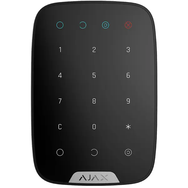 AJAX - KEYPAD BLACK Ασύματο πληκτρολόγιο αφής, σε μαύρο χρώμα - Εικόνα 3