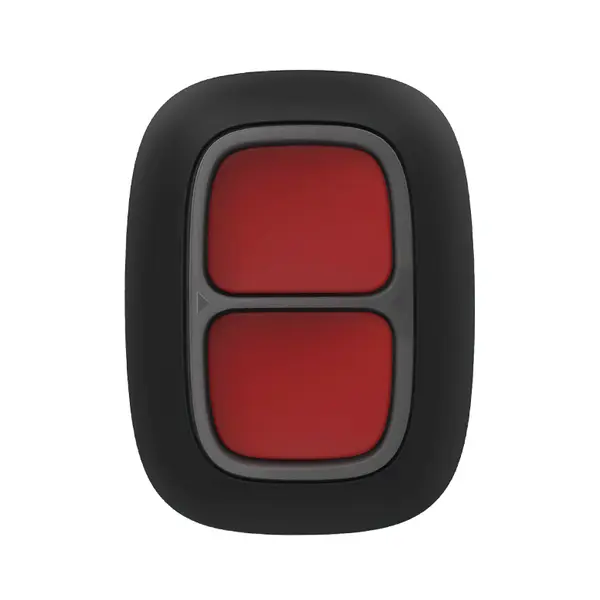 AJAX - DOUBLE BUTTON BLACK Ασύρματο μπουτόν πανικού δύο πλήκτρων, σε μαύρο χρώμα - Εικόνα 2