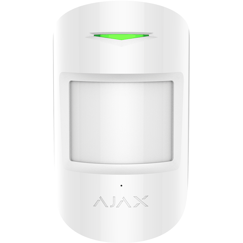 AJAX - COMBI PROTECT WHITE Ασύρματος ανιχνευτής κίνησης PIR , Glass Break &amp; Pet (20kg) σε λευκό χρώμα - Εικόνα 2