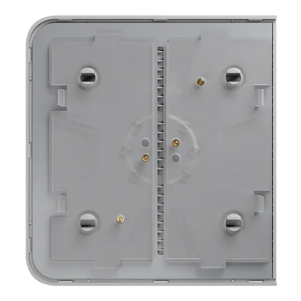 AJAX - SIDE BUTTON (1-GANG/2-WAY) WHITE Πλάγια πρόσοψη για πλαίσιο (Frame) 2, 3, 4 ή 5 θέσεων ασύρματου διακόπτη ελέγχου φωτισμού, σε λευκό χρώμα - Εικόνα 2